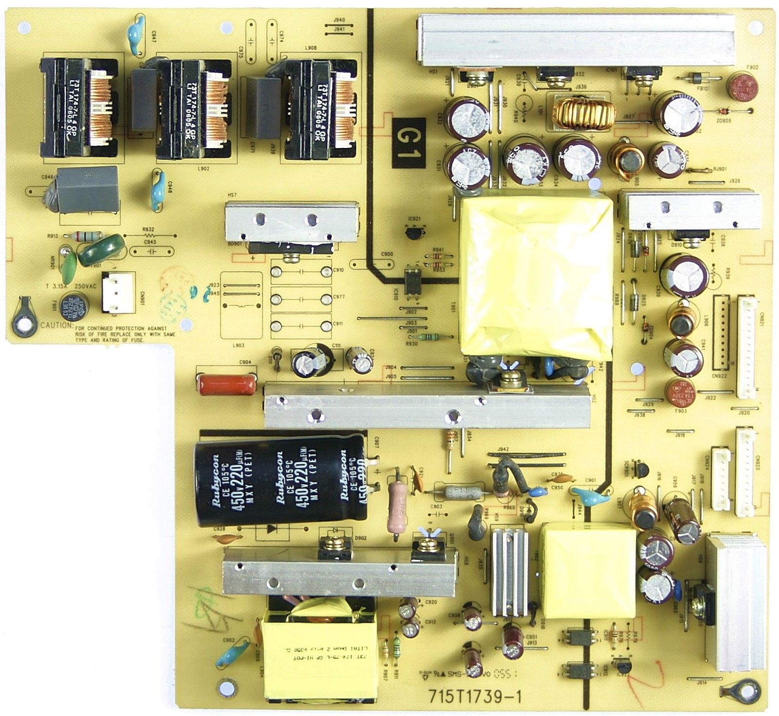 SONY 1-789-467-11 / 715T1739-1 STROMVERSORGUNG FÜR KLV-32U100M